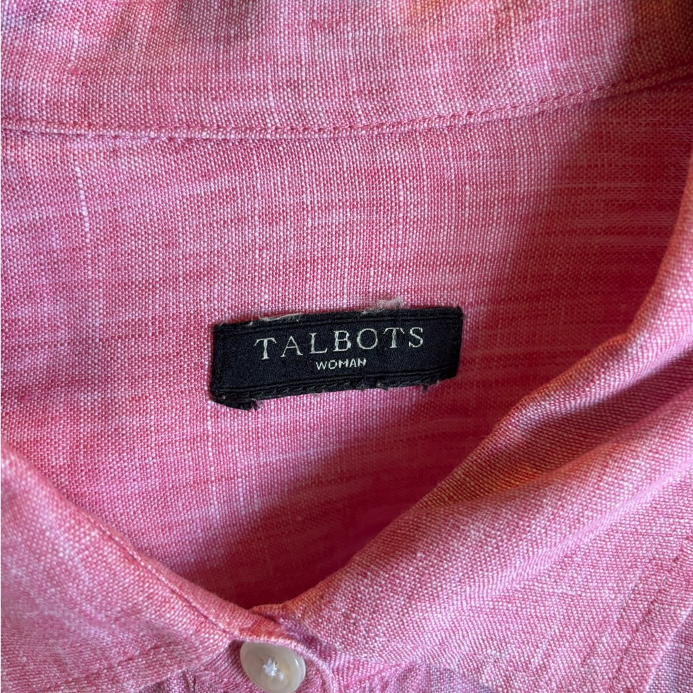 Pink Linen Tunic - Picture 2 of 3